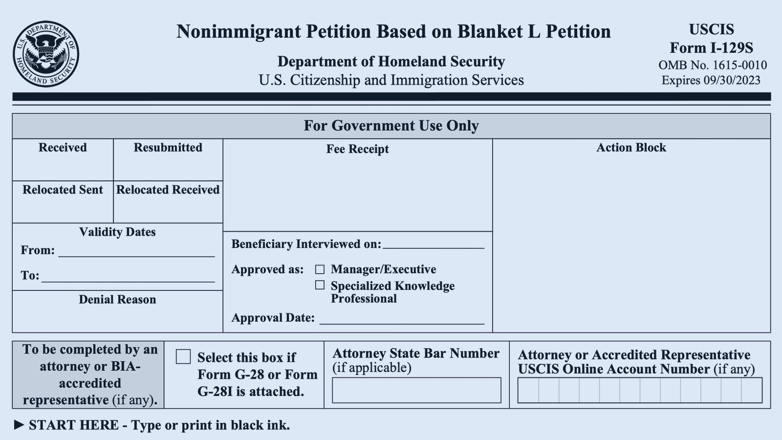 Can an Employee Review the I-129 Form?